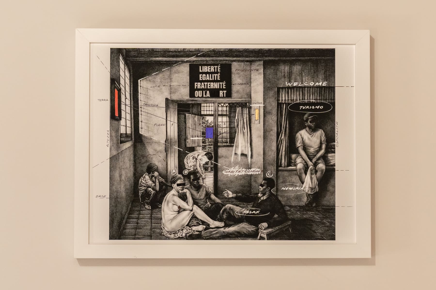 Opera della mostra diffusa nelle camere - immagine 25.