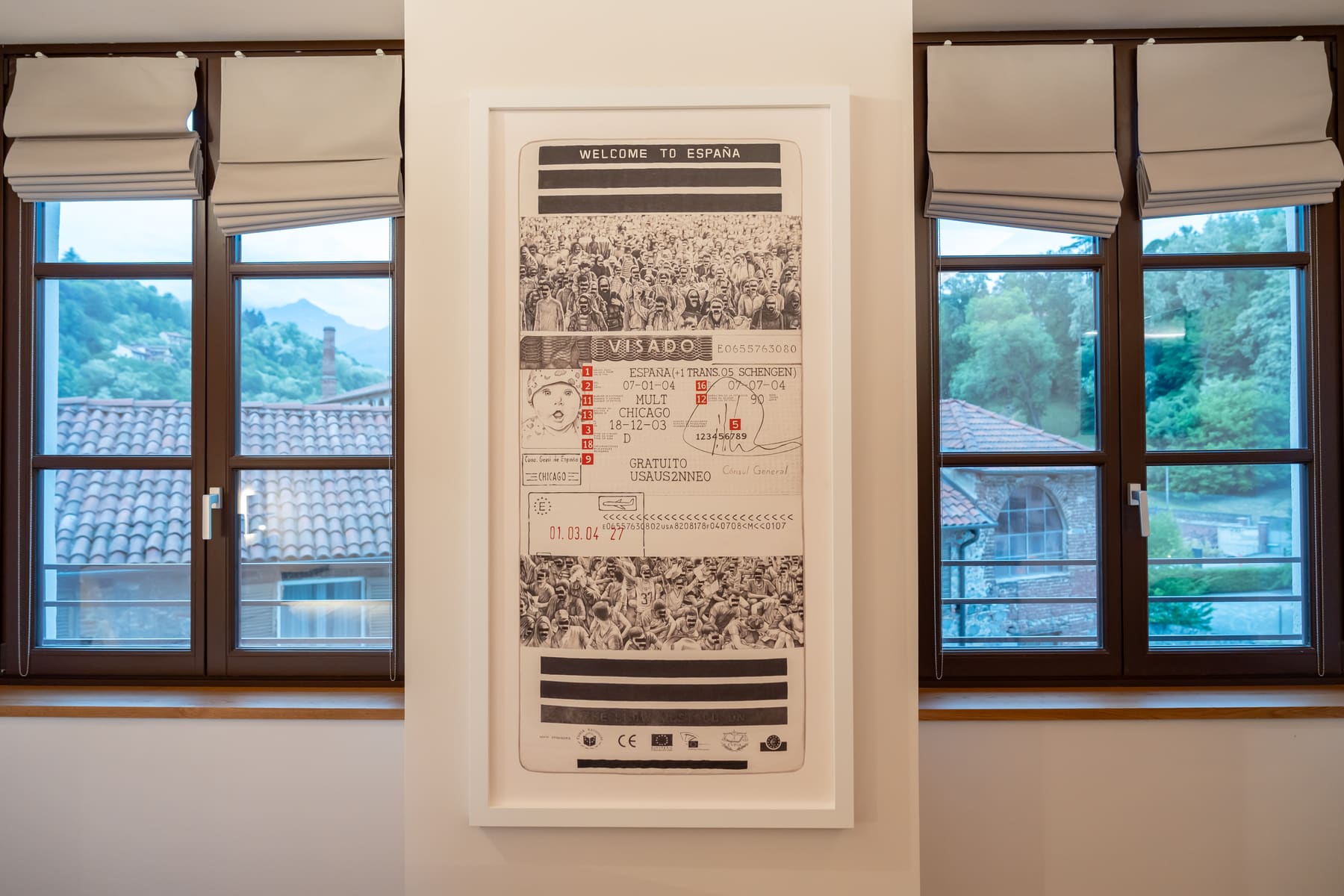 Opera della mostra diffusa nelle camere - immagine 33.