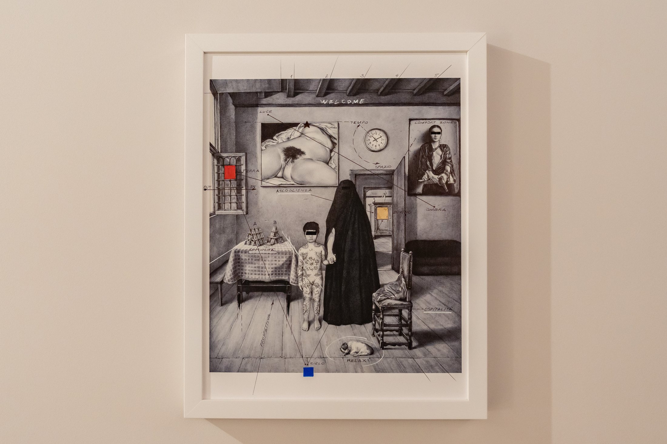 Opera della mostra diffusa nelle camere - immagine 06.